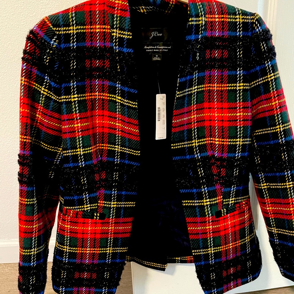 J crew Italian wool collection holiday blazer
